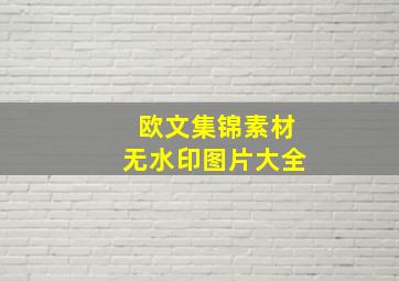 欧文集锦素材无水印图片大全