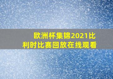 欧洲杯集锦2021比利时比赛回放在线观看