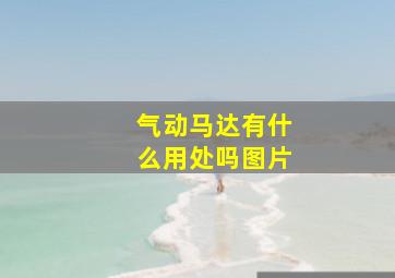 气动马达有什么用处吗图片