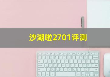 沙湖啦2701评测