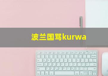 波兰国骂kurwa