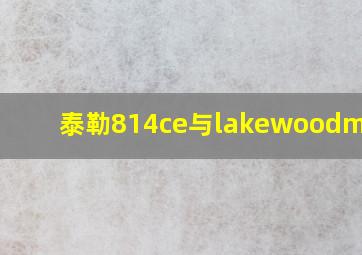 泰勒814ce与lakewoodm32cp