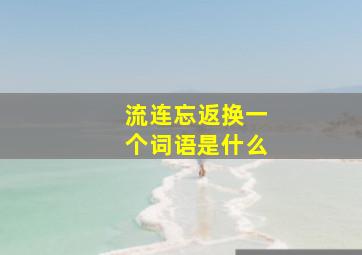 流连忘返换一个词语是什么