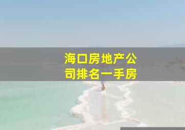 海口房地产公司排名一手房