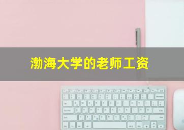 渤海大学的老师工资