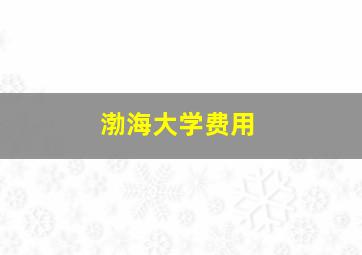 渤海大学费用