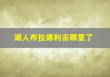 湖人布拉德利去哪里了