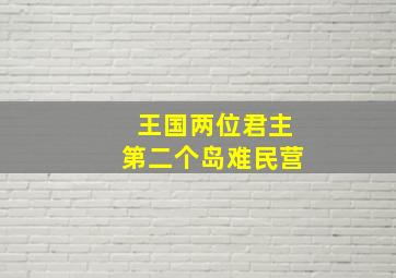 王国两位君主第二个岛难民营