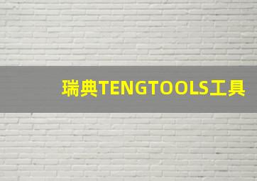 瑞典TENGTOOLS工具