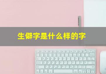 生僻字是什么样的字