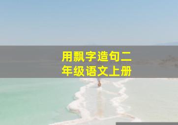 用飘字造句二年级语文上册