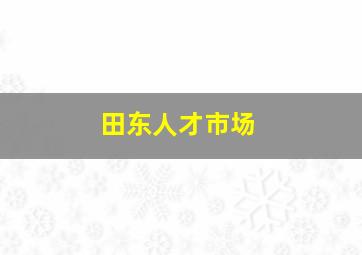 田东人才市场