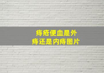 痔疮便血是外痔还是内痔图片