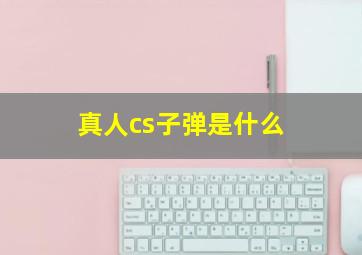 真人cs子弹是什么