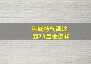 科威特气温达到73度会怎样