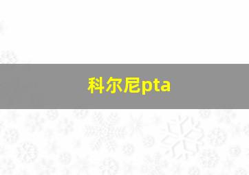 科尔尼pta