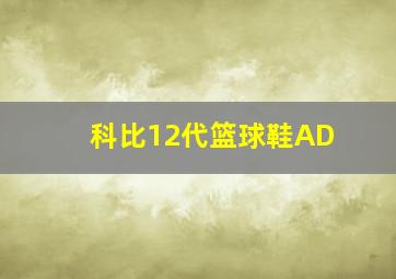 科比12代篮球鞋AD