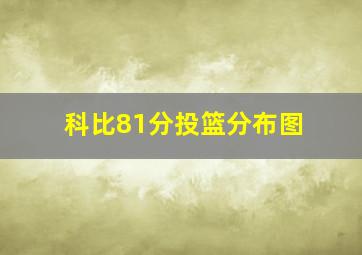 科比81分投篮分布图