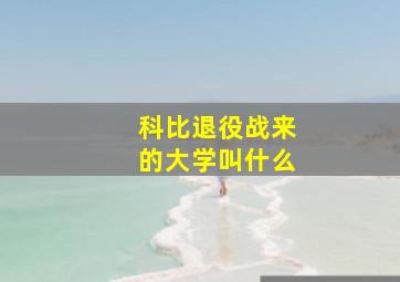 科比退役战来的大学叫什么