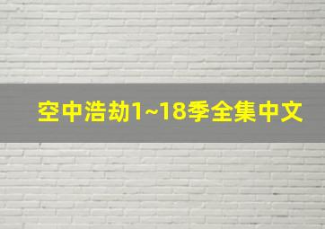 空中浩劫1~18季全集中文