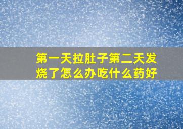 第一天拉肚子第二天发烧了怎么办吃什么药好