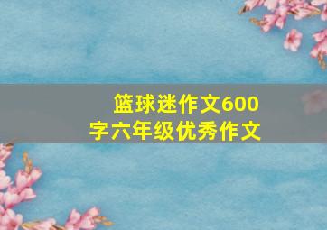 篮球迷作文600字六年级优秀作文