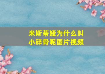 米斯蒂娅为什么叫小碎骨呢图片视频