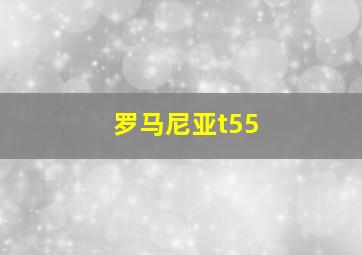 罗马尼亚t55