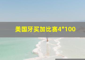 美国牙买加比赛4*100