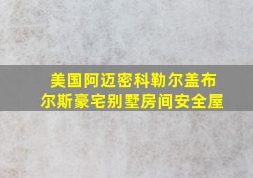 美国阿迈密科勒尔盖布尔斯豪宅别墅房间安全屋