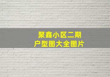 聚鑫小区二期户型图大全图片