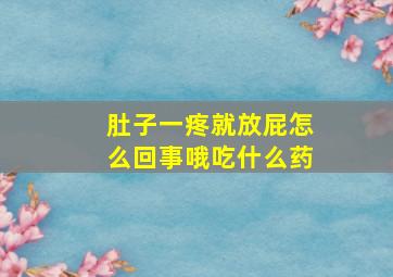 肚子一疼就放屁怎么回事哦吃什么药