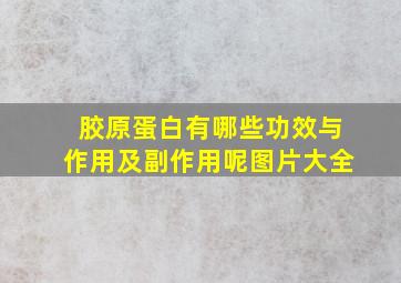 胶原蛋白有哪些功效与作用及副作用呢图片大全