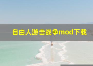 自由人游击战争mod下载