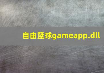 自由篮球gameapp.dll