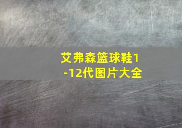 艾弗森篮球鞋1-12代图片大全