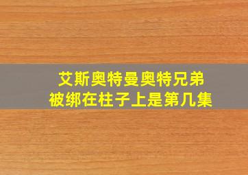 艾斯奥特曼奥特兄弟被绑在柱子上是第几集