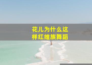 花儿为什么这样红维族舞蹈