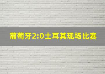 葡萄牙2:0土耳其现场比赛