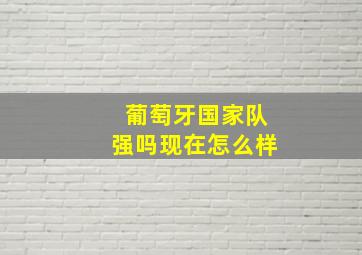 葡萄牙国家队强吗现在怎么样