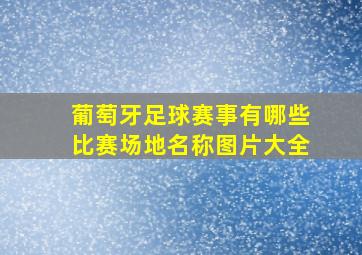 葡萄牙足球赛事有哪些比赛场地名称图片大全