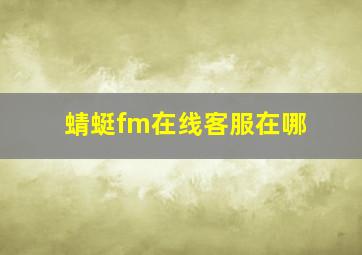 蜻蜓fm在线客服在哪