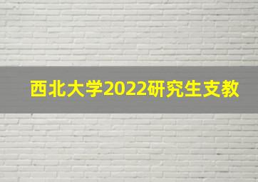 西北大学2022研究生支教