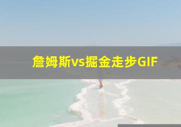 詹姆斯vs掘金走步GIF