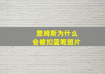 詹姆斯为什么会被扣篮呢图片