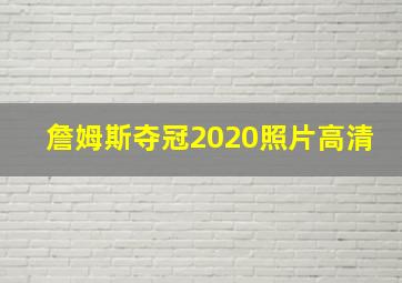 詹姆斯夺冠2020照片高清