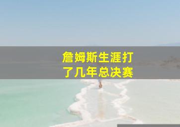 詹姆斯生涯打了几年总决赛