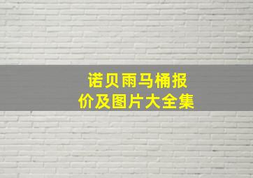 诺贝雨马桶报价及图片大全集