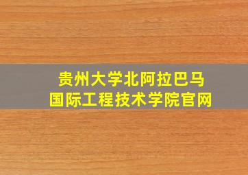 贵州大学北阿拉巴马国际工程技术学院官网