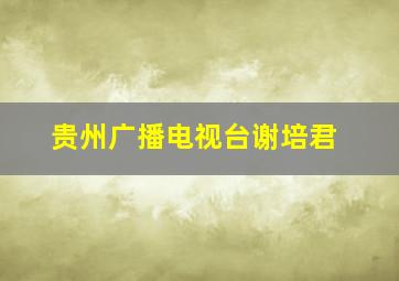 贵州广播电视台谢培君